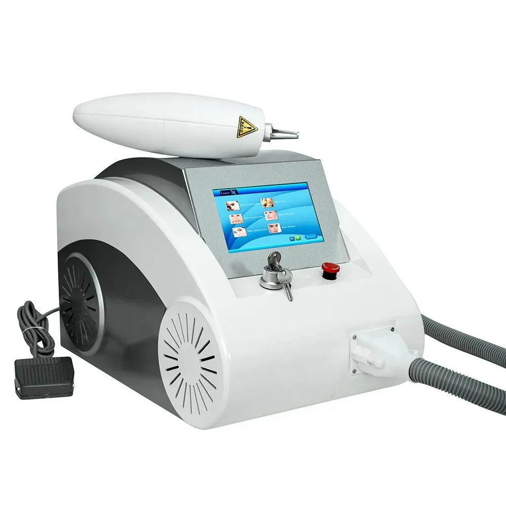 Portable Q Switched Nd YAG Tattoo Removal Laser Carbon Peeling Machine