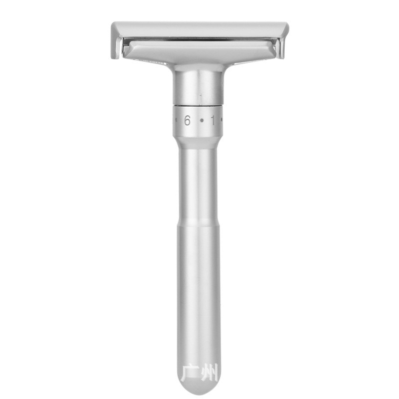 Mercier razor manual razor men's adjustable sharpness washable old-fashioned shaving beard double-sided blade holder