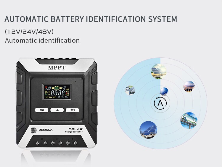 KOGEEK New Product Solar Controller MPPT 12v 24v 48v 10A 20A Off Grid So-lar System Mppt 60a Solar Charge Controller - Minimalistic Sophistication