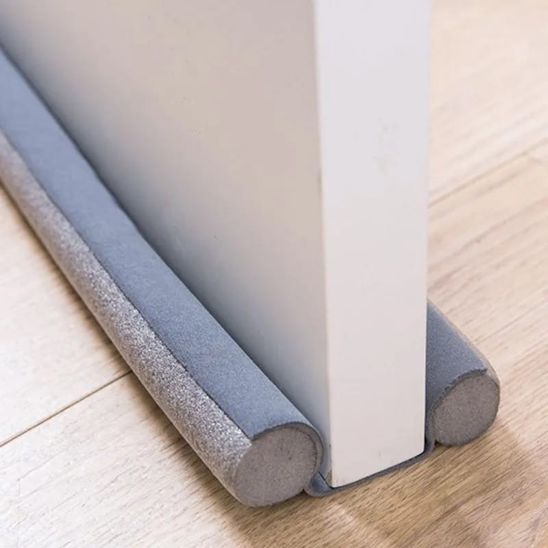 95*10cm Waterproof Seal Strip Draught Excluder Stopper Door Bottom Guard Double Silicone Rubber Seal Dustproof Soundproof