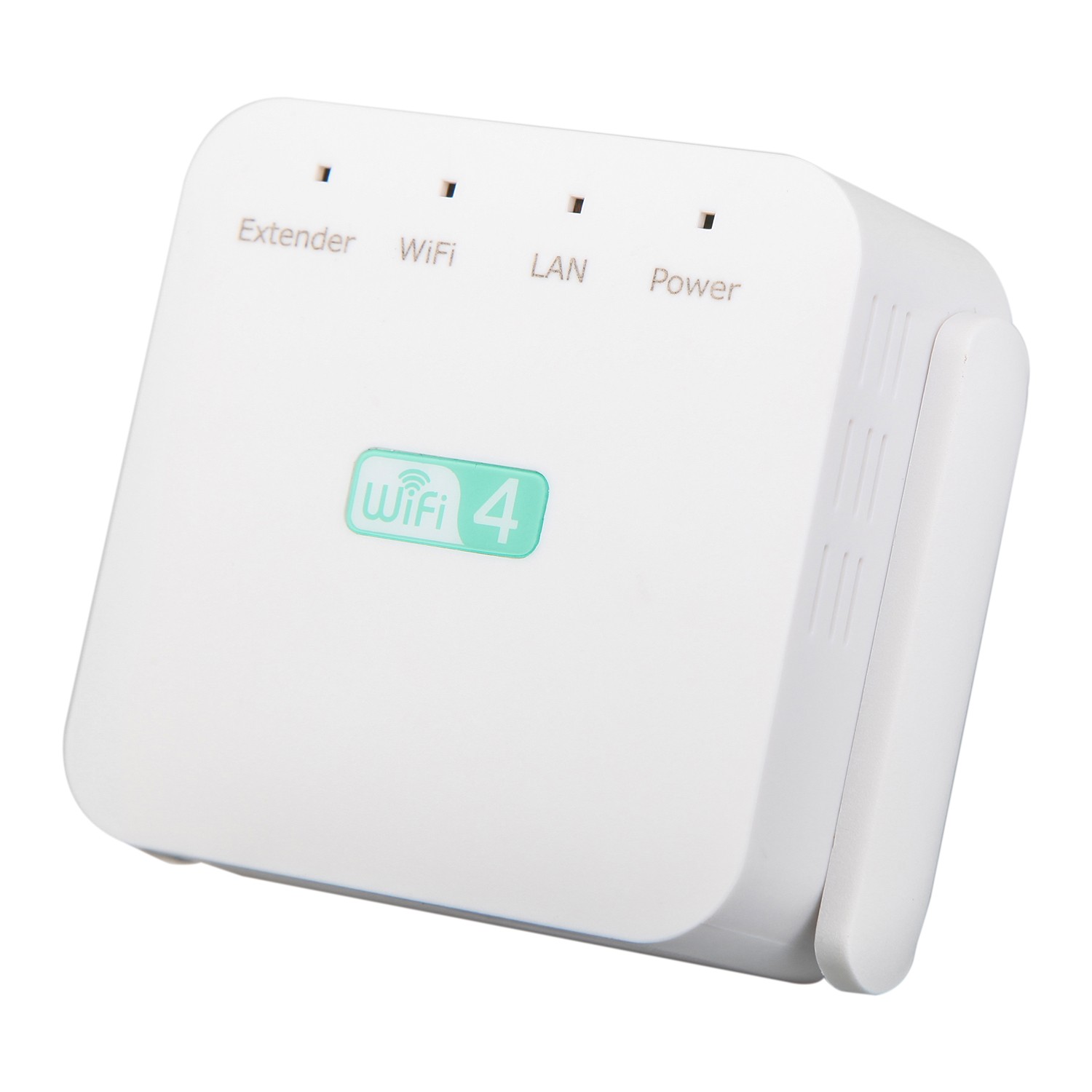 Wireless Repeater WI-FI Internet Sig-nal Enhancer Amplifier Booster WI-FI Range Extender with Dual External Antennas 300Mbps Wide Compatibility UK Plug